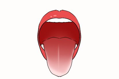 正常舌头图片